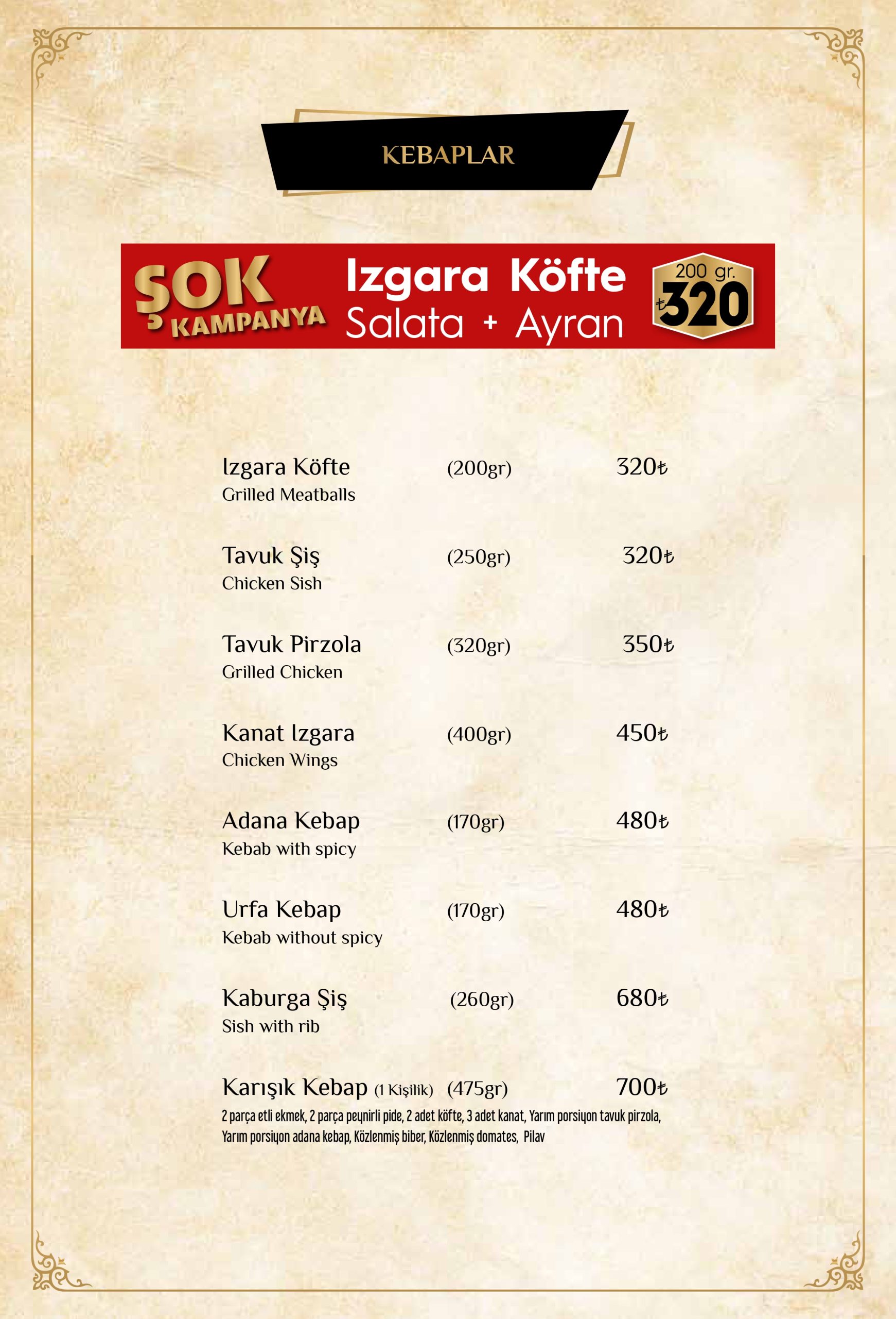 Has Konya Mutfagı Menu ve Kampanya -7